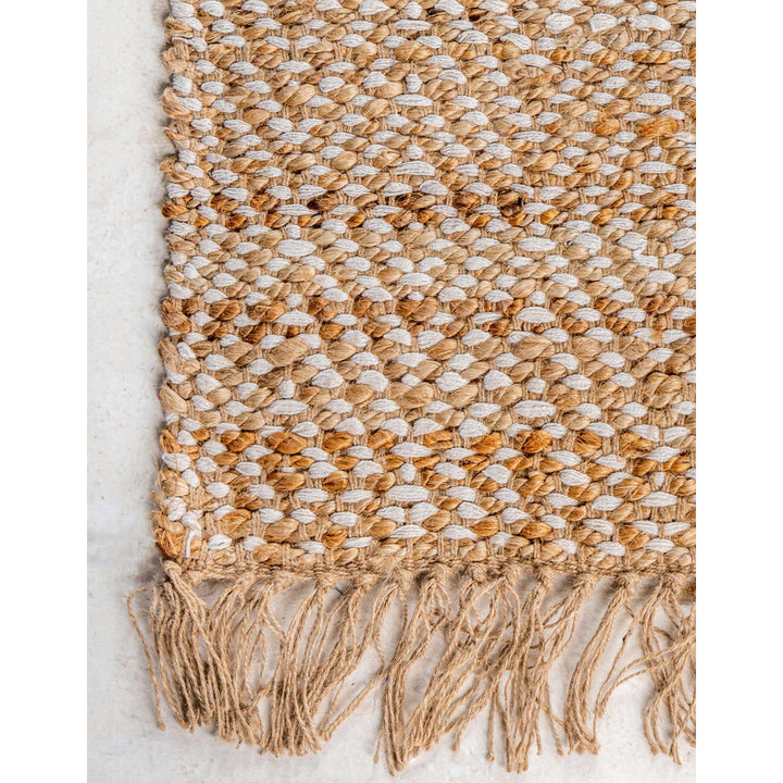 Geometric Handmade Braided Natural Rug Dakota Fields Rug Size: Rectangle 10' x 14'1"
