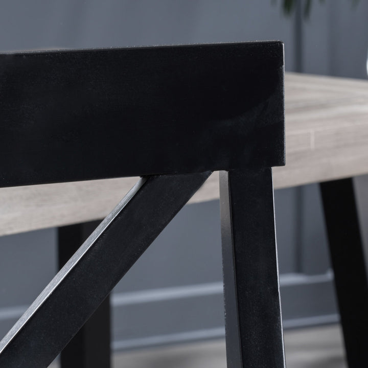 Hitz Solid Wood Cross Back Side Chair (Set of 2) Charlton Home® Color: Black