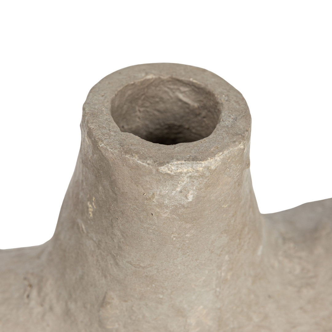 Amador Gray 14" Stoneware Table Vase AllModern Color: Gray