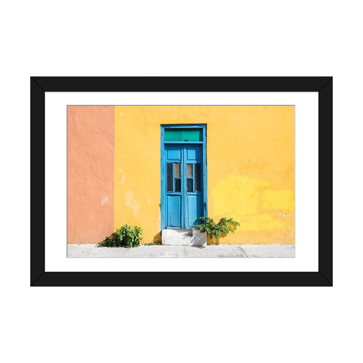 Colorful Street Wall' by Philippe Hugonnard - Gallery-Wrapped Canvas Giclée on Canvas East Urban Home Mat Color: White Size: 16" H x 24" W x 1" D Format: Black Framed Fine Art Paper