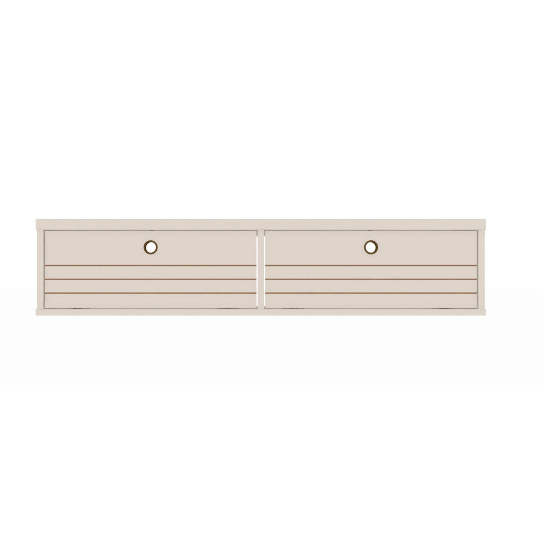 Darryl Floating TV Stand for TVs up to 48" Zipcode Design™ Color: Off White