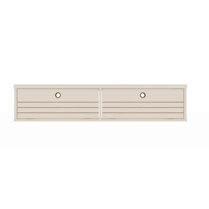 Darryl Floating TV Stand for TVs up to 48" Zipcode Design™ Color: Off White