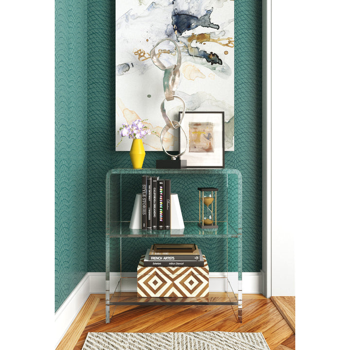 Organic Interlace II - Painting Print on Canvas Etta Avenue™ Size: 12" H x 8" W x 1" D Format: Wrapped Canvas