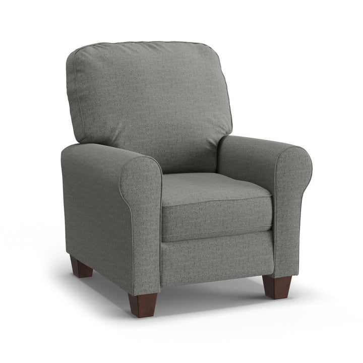 Aghancrossy 35'' Wide Manual Standard Recliner Wayfair Custom Upholstery™ Fabric: Graphite Blue