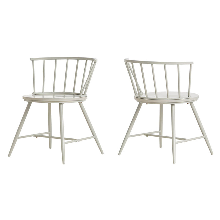 Johanna Metal Side Chair (Set of 2) Laurel Foundry Modern Farmhouse® Color: Silver Birch