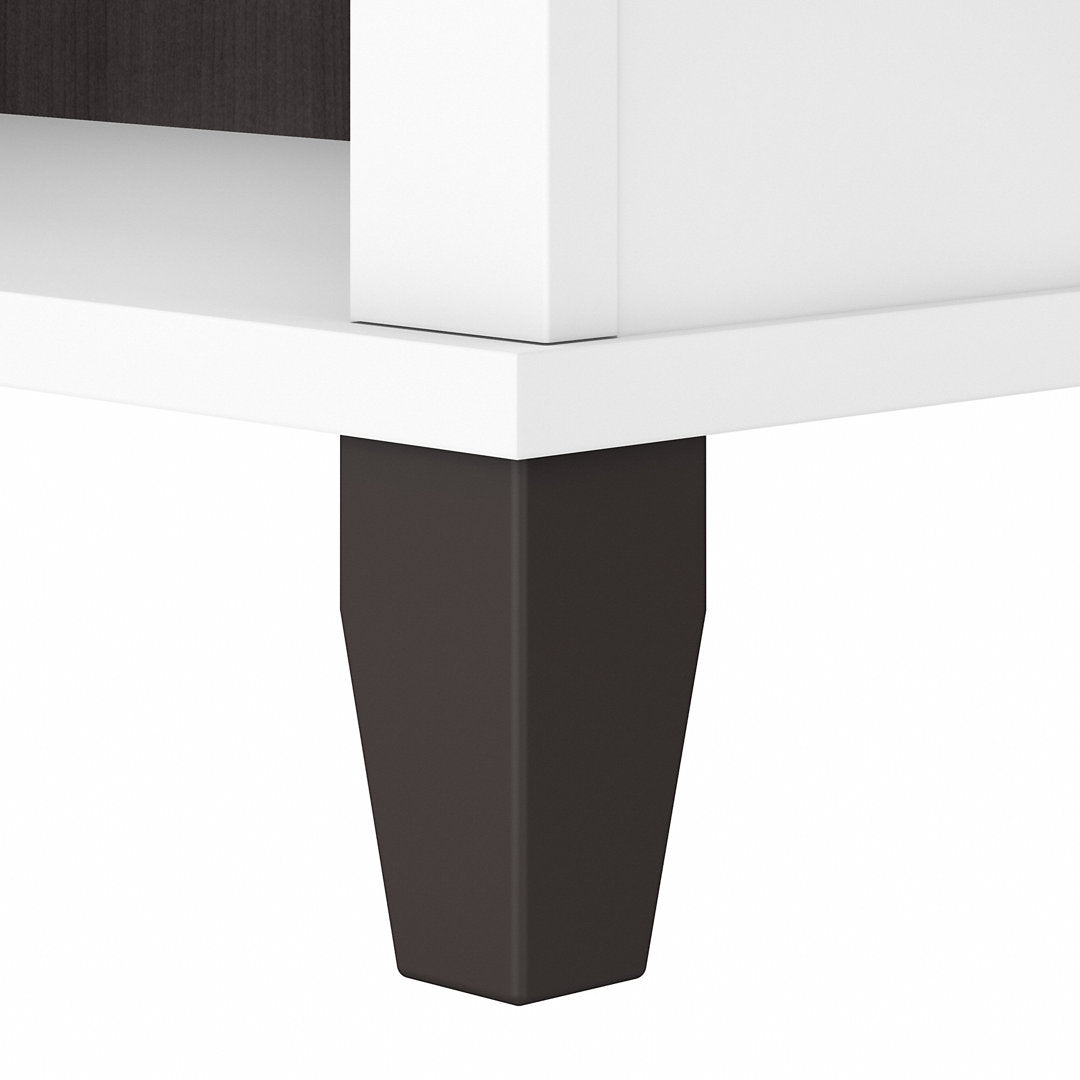 Magomed Bookcase Gracie Oaks Color: Storm Gray/White