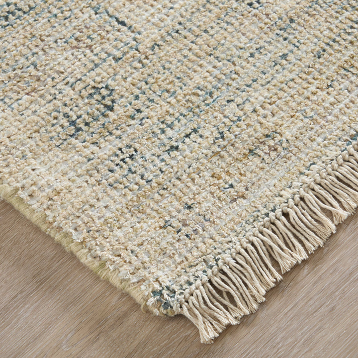 Alberdine Transitional Medallion Handmade Sand Rug Lark Manor™ Rug Size: Rectangle 9' x 12'