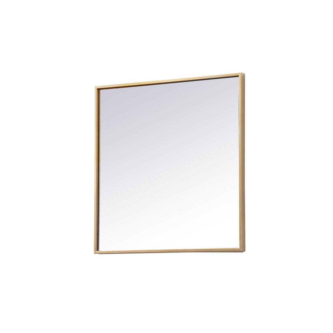 Valparaiso Accent Mirror Wade Logan® Size: 24"  x 24"  Finish: Brass