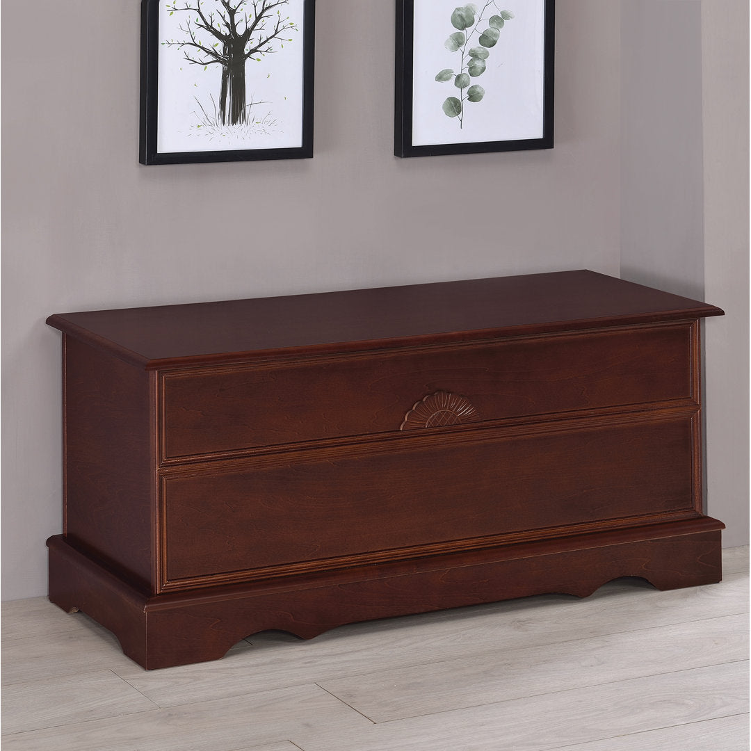 Garrard Blanket Chest Astoria Grand Color: Warm Brown