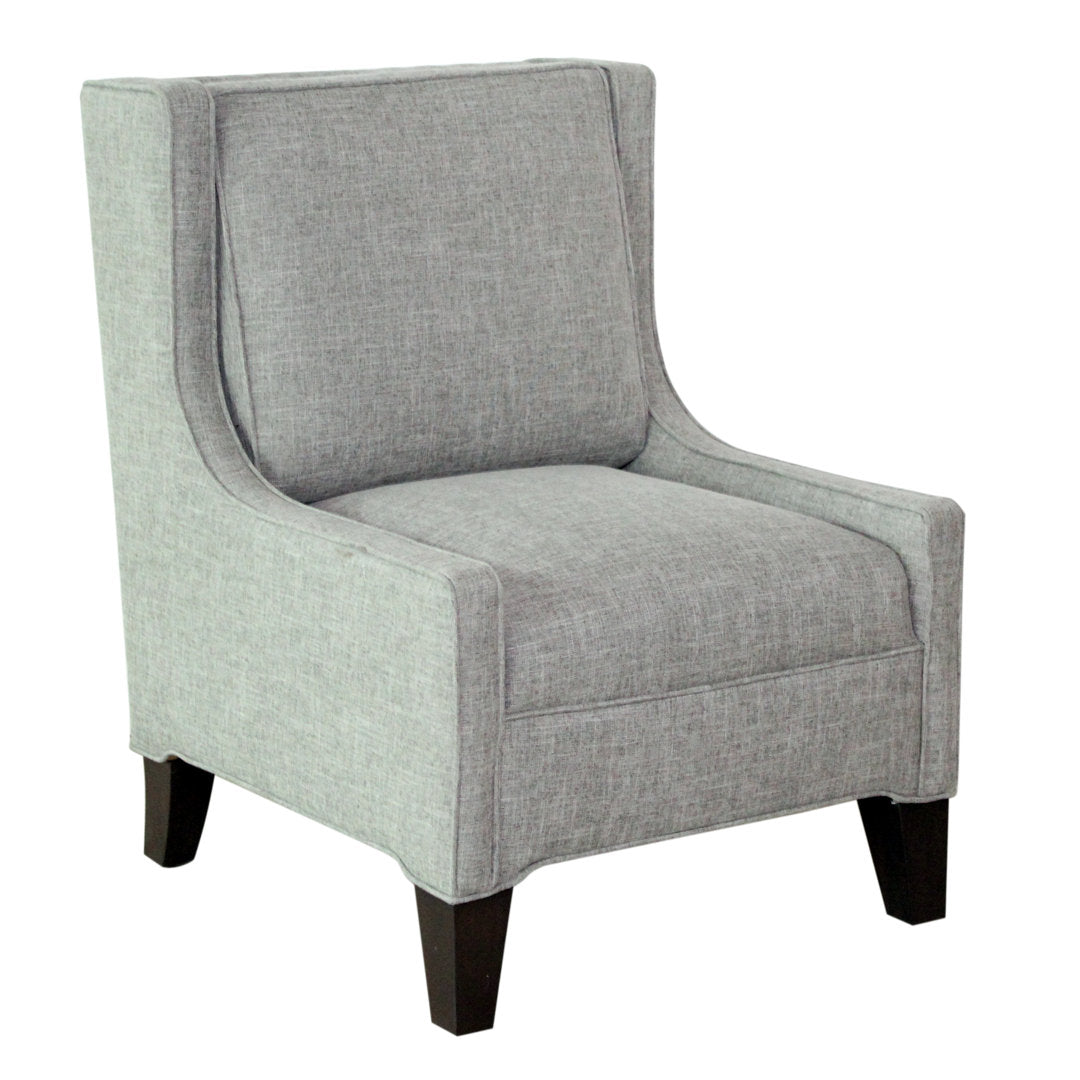 Lucy 26" W Slipper Chair Edgecombe Furniture Body Fabric: Archetype Quartz
