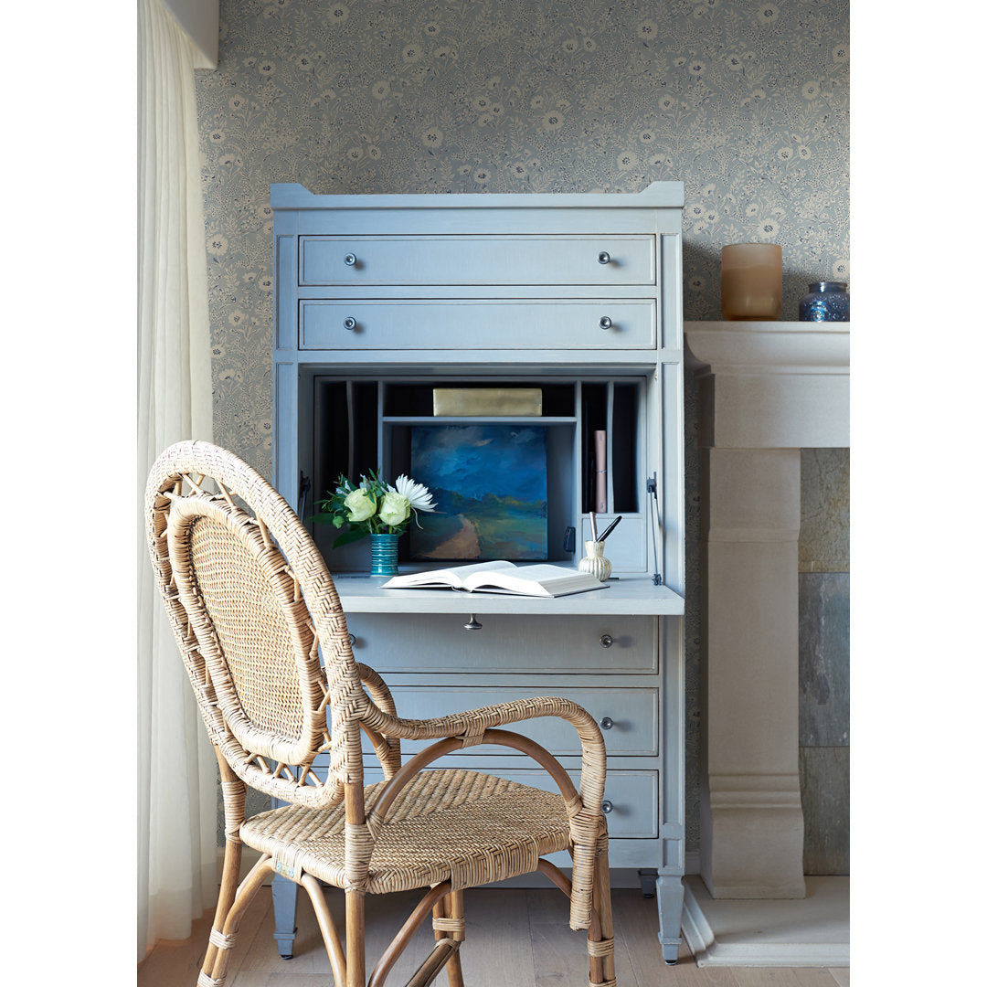 33' L x 20.5" W Wallpaper Roll Lark Manor™ Color: Light Blue