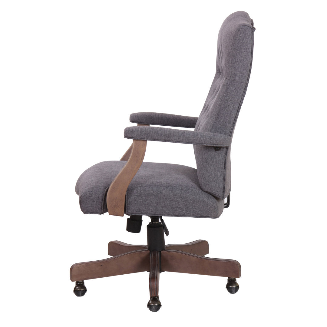 Mayson Executive Chair Three Posts™ Upholstery Color: Slate Gray