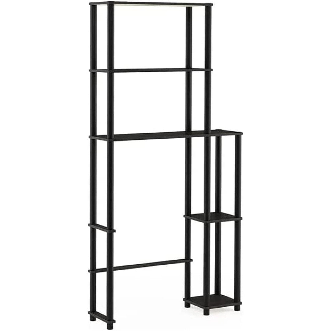 Antonucci 31.1" W x 65.1" H x 9" D Over-The-Toilet Storage Ebern Designs Finish: Espresso/Black