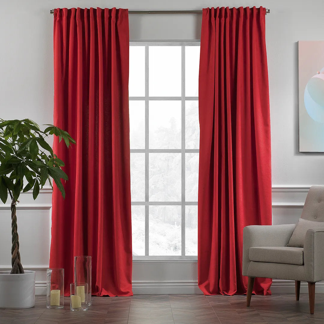 Extra wide x Extra Long Custom Made Decorative Single Panel Lilijan Home & Curtain Curtain Color: Dark Green Size per Panel: 100" W x 144" L