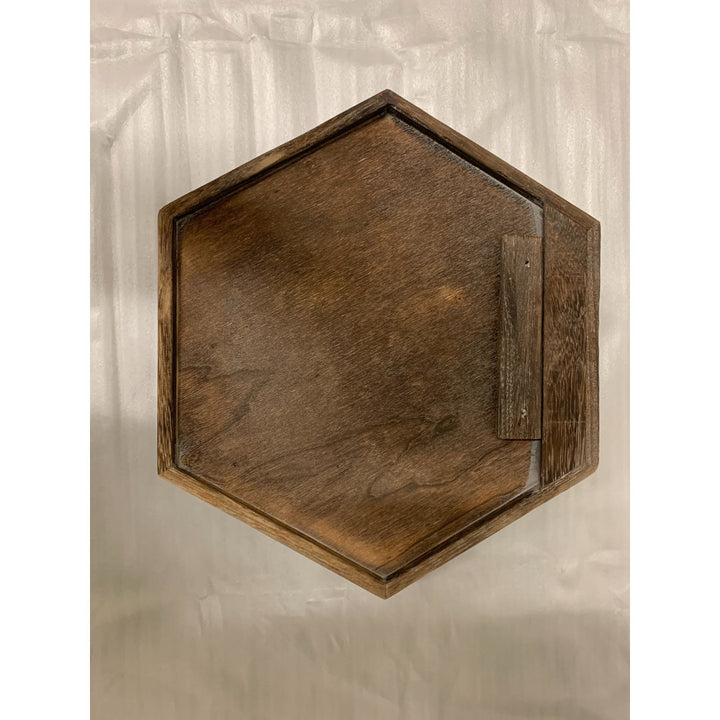 Dailey 3 Piece Solid Wood Hexagon Floating Shelf (Set of 3) Foundry Select