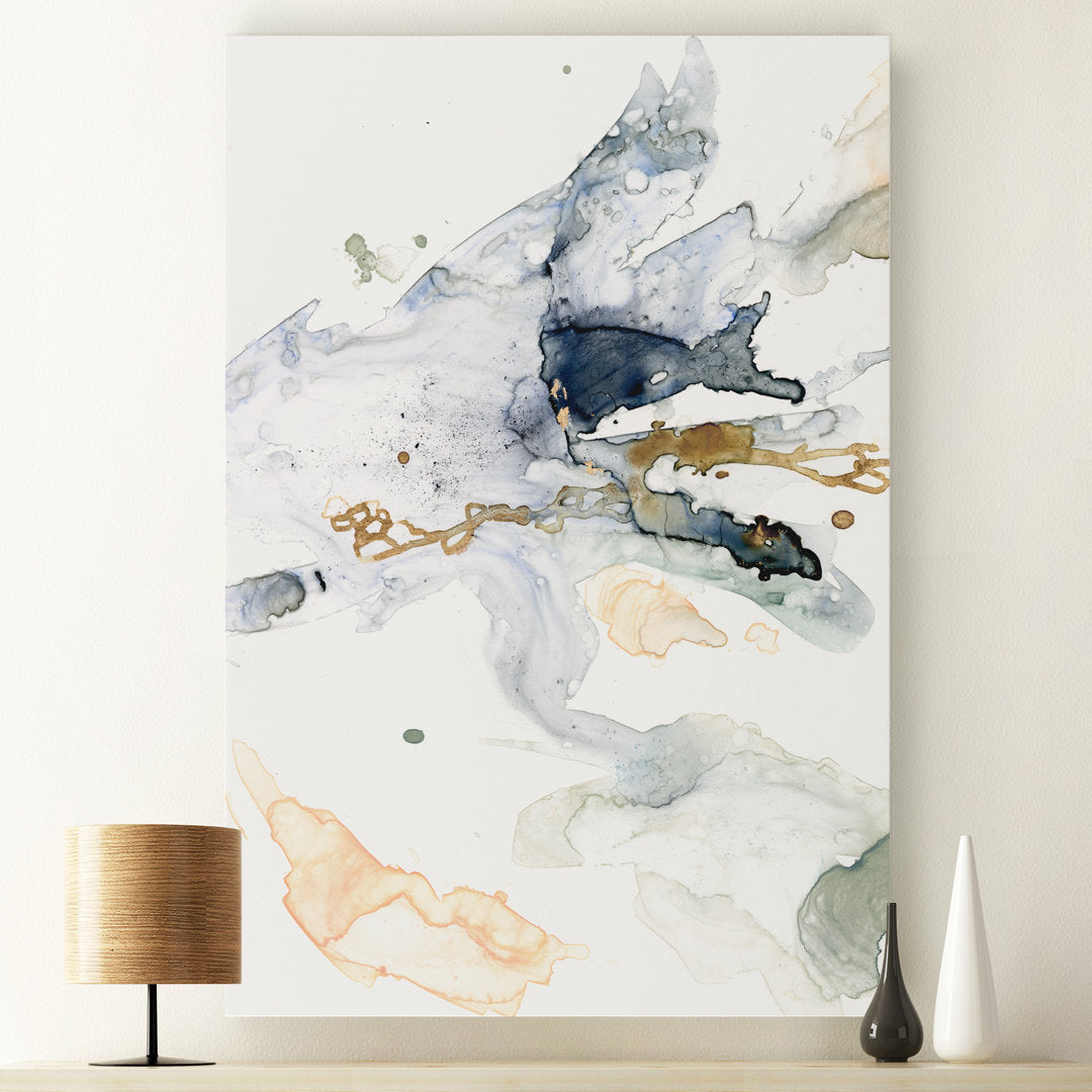 Organic Interlace II - Painting Print on Canvas Etta Avenue™ Size: 20" H x 16" W x 1" D Format: Wrapped Canvas