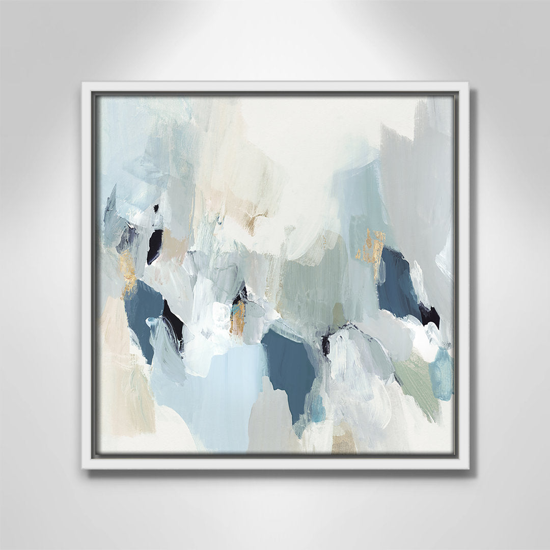 Little Talks II by Isabelle Z - Picture Frame Print on Canvas Casa Fine Arts Size: 13.5" H x 13.5" W x 2" D Format: White Framed Canvas
