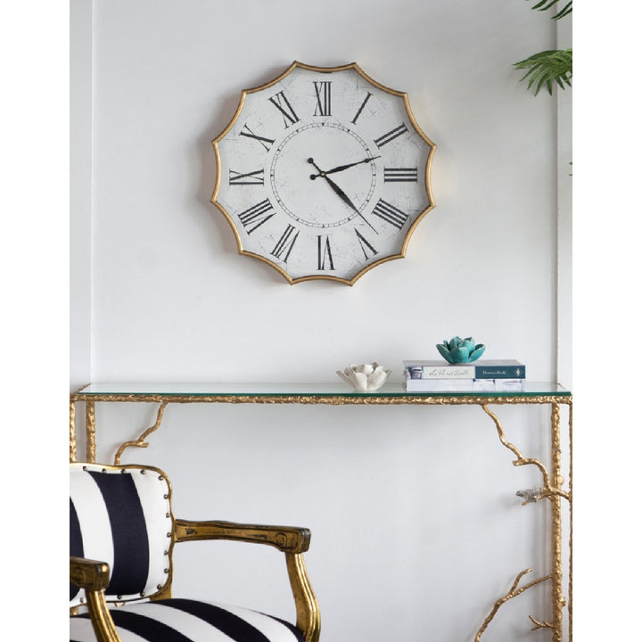 Jacqualin Metal Wall Clock House of Hampton®
