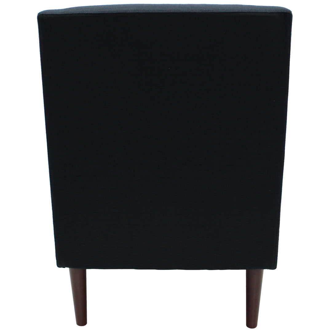Ronald 28" Wide Armchair Andover Mills™ Leg Color: Black Fabric OR Leather Type: Klein Midnight Basketweave