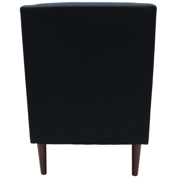 Ronald 28" Wide Armchair Andover Mills™ Leg Color: Black Fabric OR Leather Type: Klein Midnight Basketweave