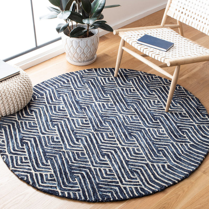 Emmett Hand Tufted 80% Wool And 20% Cotton Geometric Rug Breakwater Bay Rug Size: Runner 2'3" x 7'