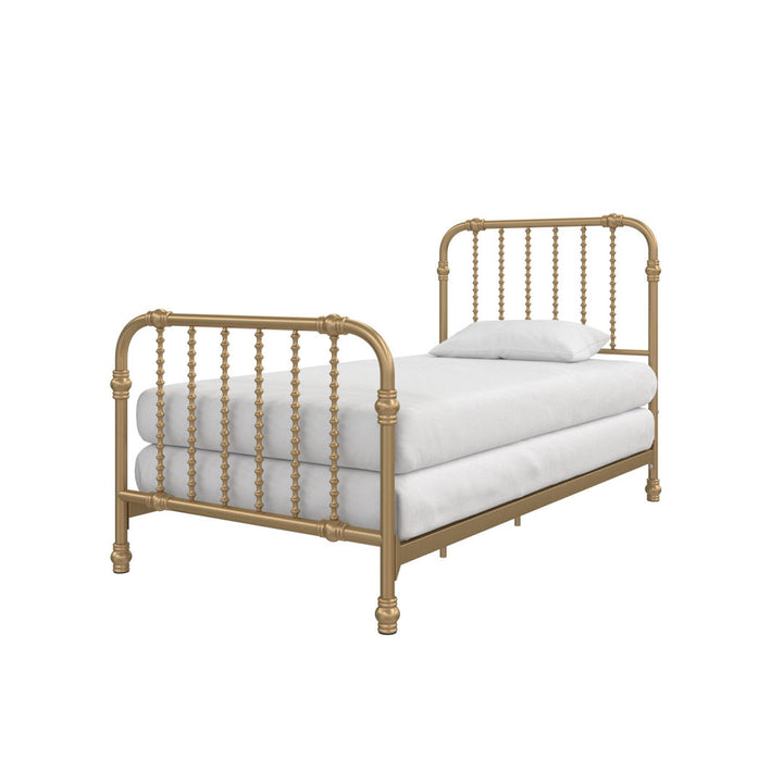 Monarch Hill Wren Metal Bed Little Seeds Color: Gold Size: Full
