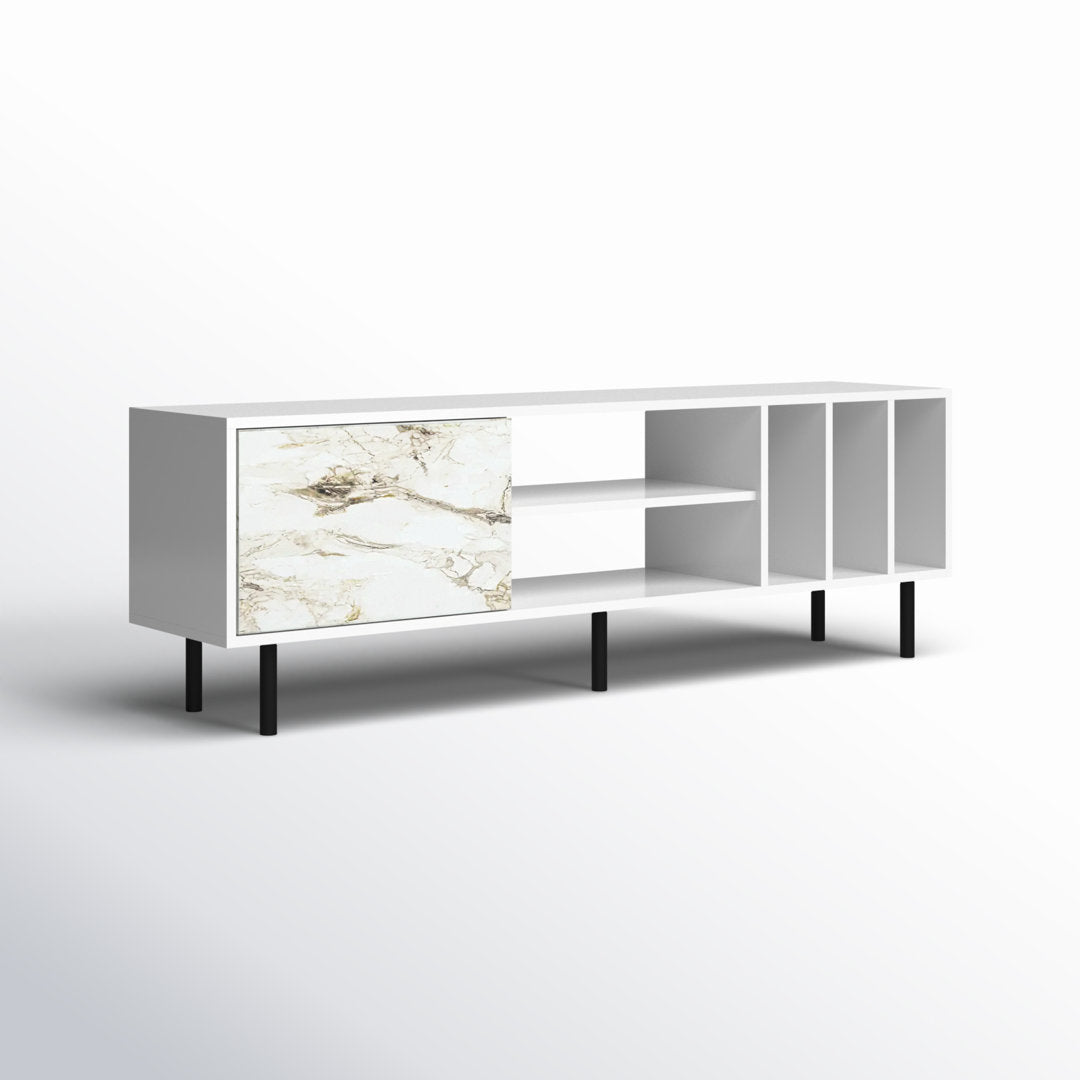 Broxton TV Stand for TVs up to 75" Mercury Row® Color: White