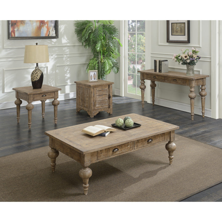 Clintwood Solid Wood 4 Legs Coffee Table Three Posts™