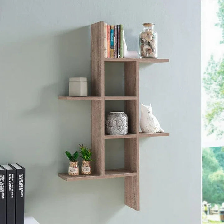 Suffield 4 Piece Accent Shelf Zipcode Design™ Finish: Weathered Oak