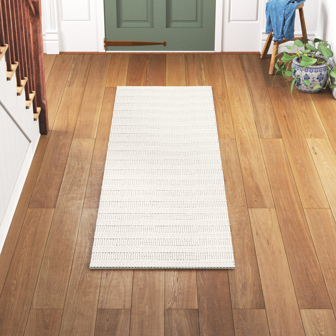 Stanwick Handmade Bleach Rug Birch Lane™ Rug Size: Runner 2'3" x 16'