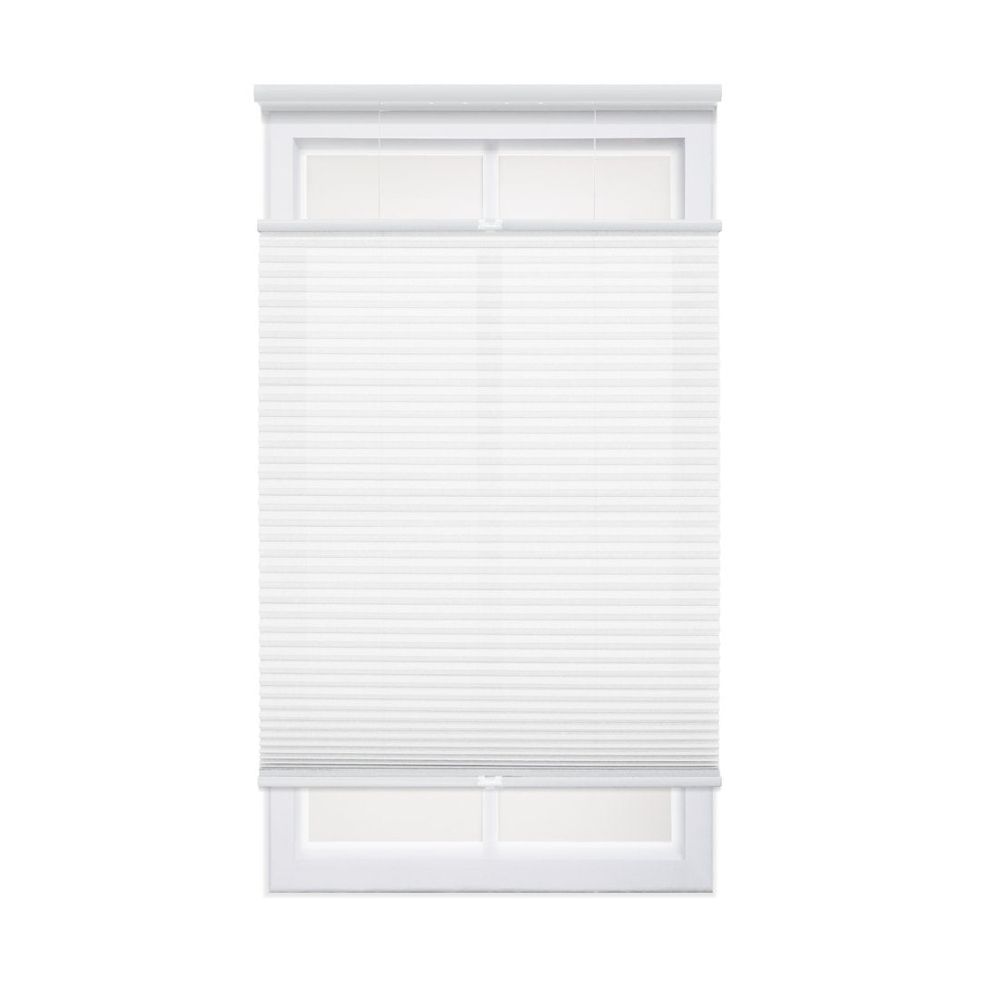 1 inch Cordless Semi-Sheer Light Filtering Top Down Bottom Up Cellular Shade Symple Stuff Blind Size: 23.5"W x 72"L Finish: White