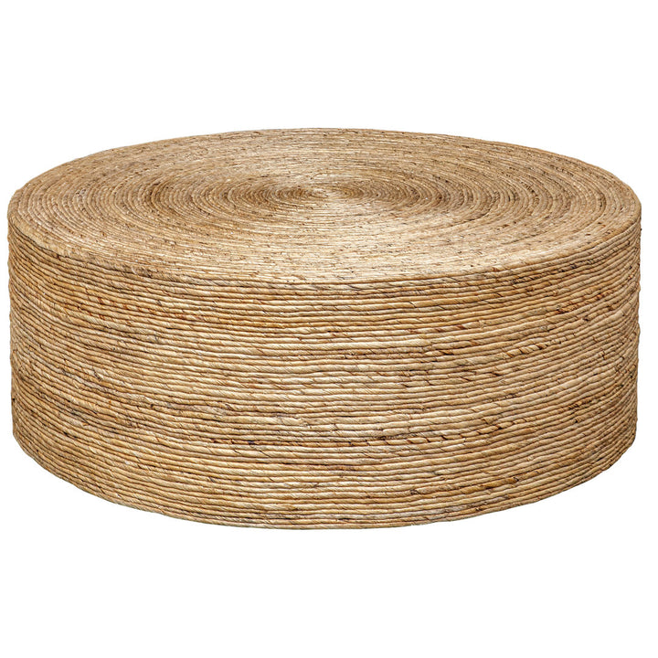 Evana Woven Drum Coffee Table Birch Lane™
