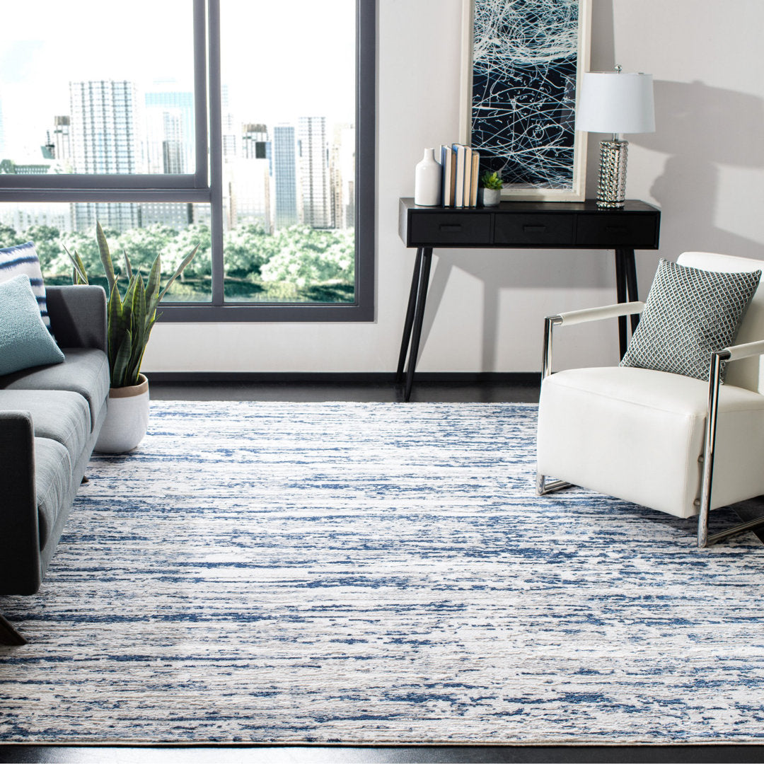 Greely 700 Performance Abstract Rug Highland Dunes Rug Size: Rectangle 2'2" x 4'