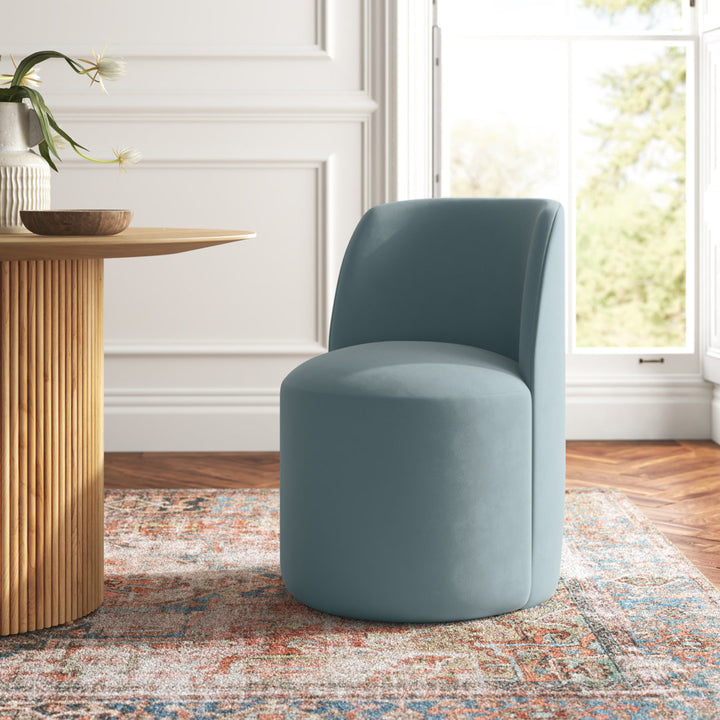 Begonia Dining Chair Joss & Main Upholstery Color: Classic Ocean Velvet