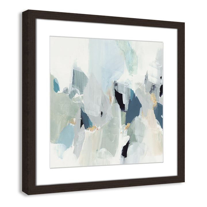 Little Talks II by Isabelle Z - Picture Frame Print on Canvas Casa Fine Arts Size: 17" H x 17" W x 1.25" D Format: Walnut Picture Framed Paper