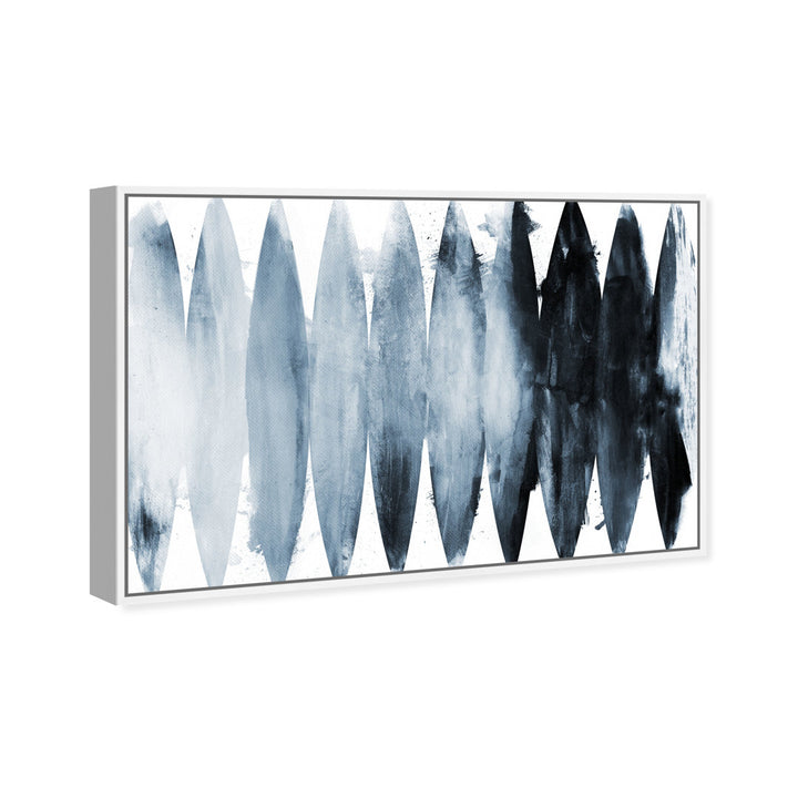 Abstract Paradise Found Muted - Painting Print on Canvas Art Remedy Size: 20" H x 30" W x 1.5" D Format: White Framed