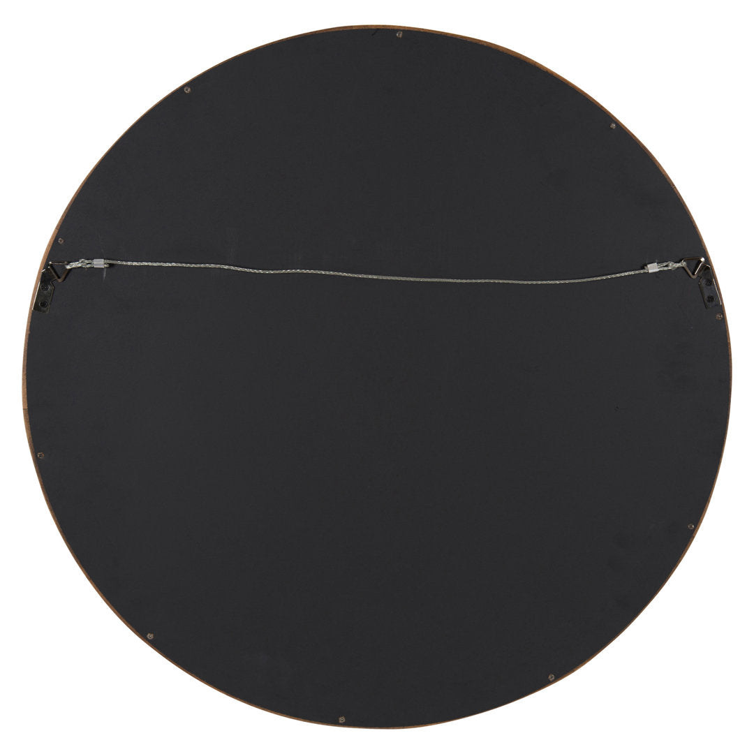 Loftis Modern & Contemporary Accent Mirror Mercury Row® Size: 22" x 22" Finish: Rustic Brown