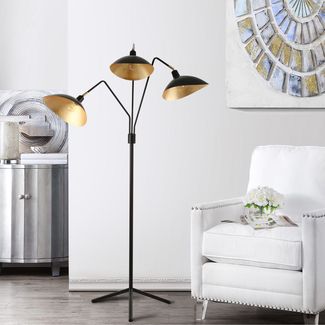 Hopson 70" Tree Floor Lamp AllModern Base Finish: Black