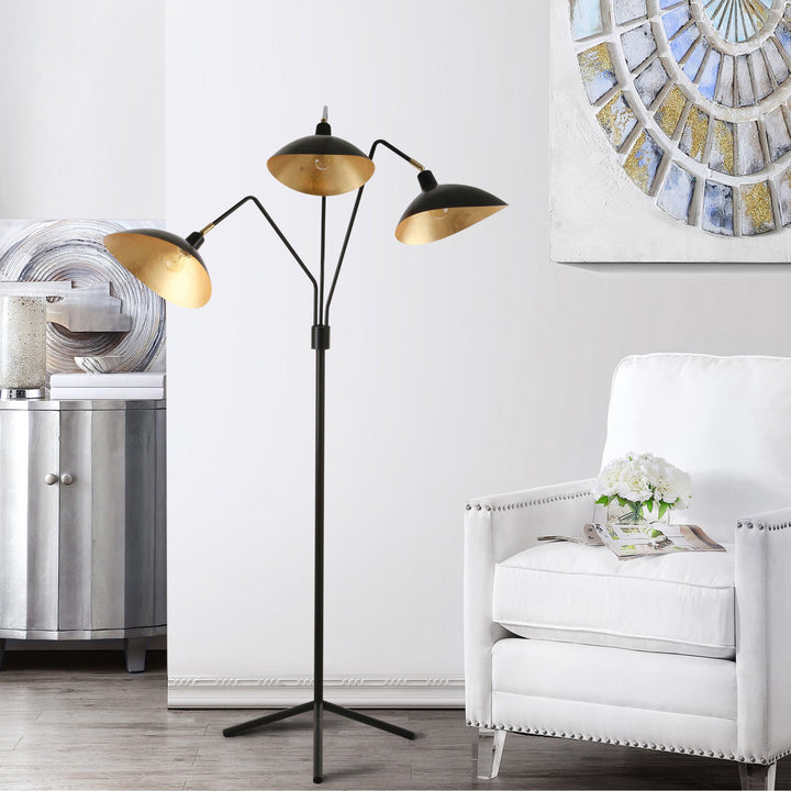 Hopson 70" Tree Floor Lamp AllModern Base Finish: Black