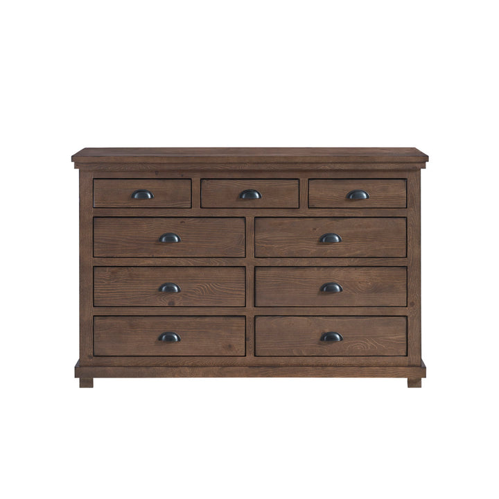 Wolferstorn 9 Drawer 64" W Dresser Birch Lane™ Color: Brown