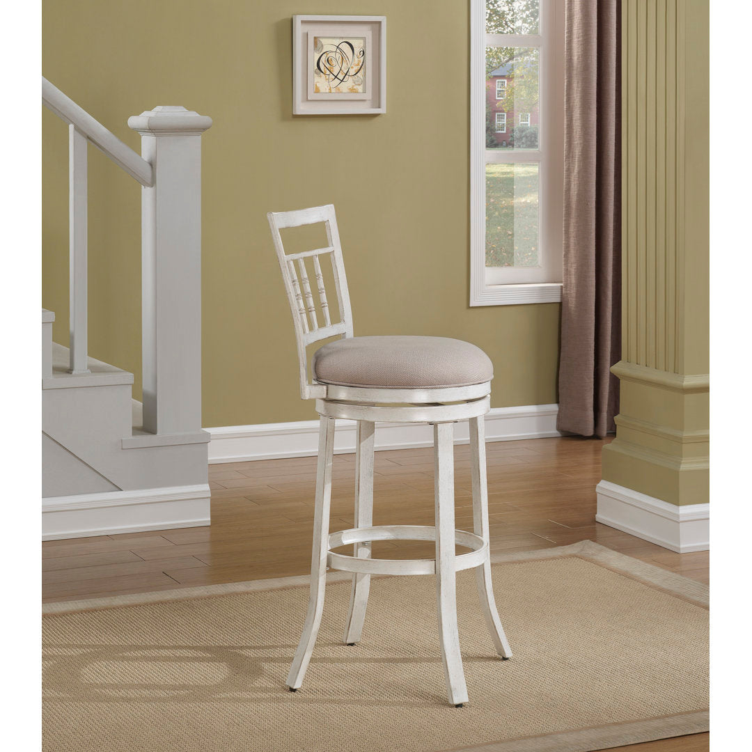 Troene Swivel Bar & Counter Stool One Allium Way® Seat Height: Counter Stool (26" Seat Height)