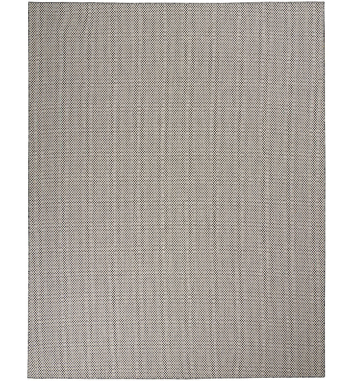 Leia Ivory/Charcoal Gray Indoor / Outdoor Area Rug Sand & Stable™ Rug Size: Rectangle 8' x 10'