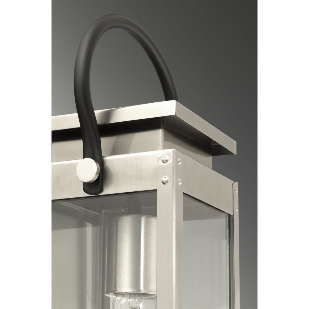 Ola Stainless Steel 1 -Bulb 27.38" H Outdoor Hanging Lantern Beachcrest Home™