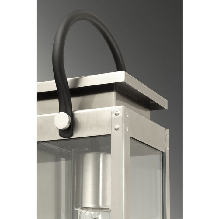Ola Stainless Steel 1 -Bulb 27.38" H Outdoor Hanging Lantern Beachcrest Home™