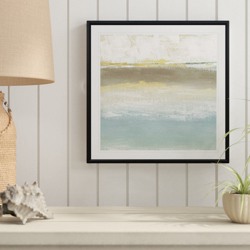 Soft Solace Detail I - Painting Print Highland Dunes Size: 17.5" H x 17.5" W x 1.5" D Format: Silver Framed