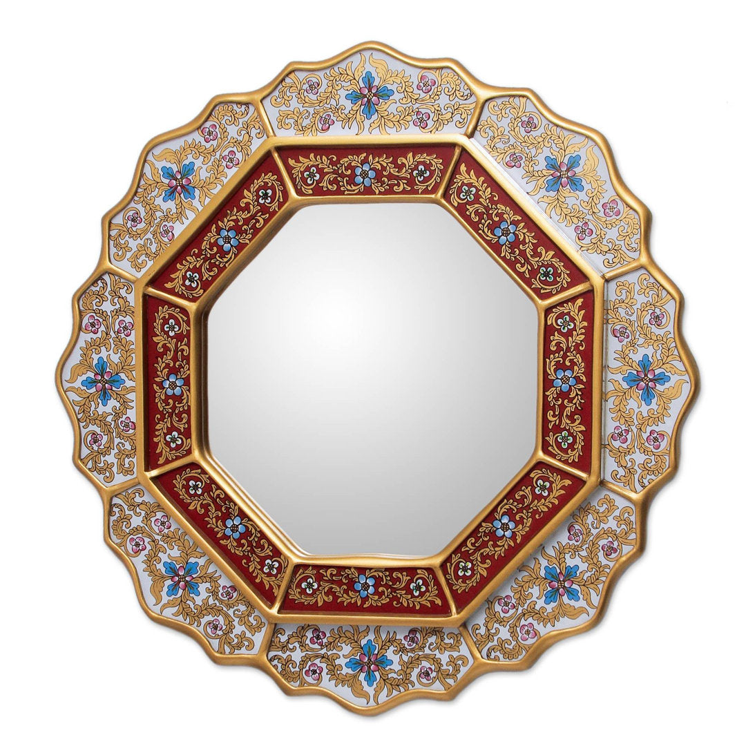 Goudy Peru Star Electric Distressed Wall Mirror Bloomsbury Market