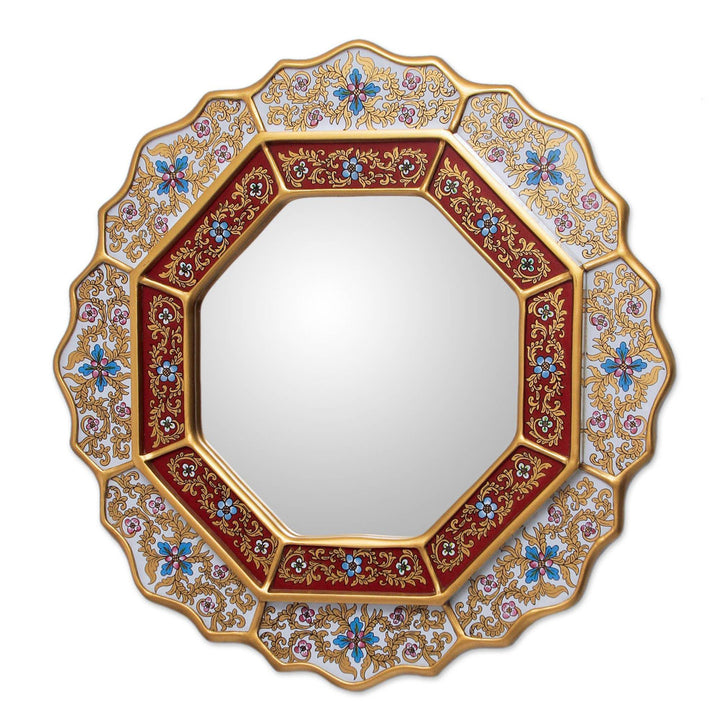 Goudy Peru Star Electric Distressed Wall Mirror Bloomsbury Market