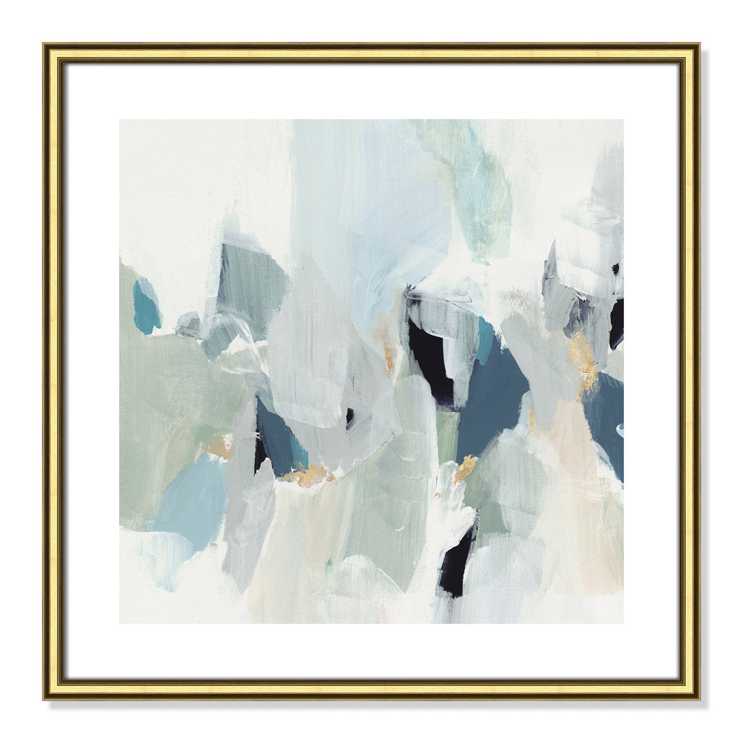 Little Talks III' by Isabelle Z - Painting Print Casa Fine Arts Size: 24.75" H x 24.75" W x 0.88" D Format: Gold Framed Paper