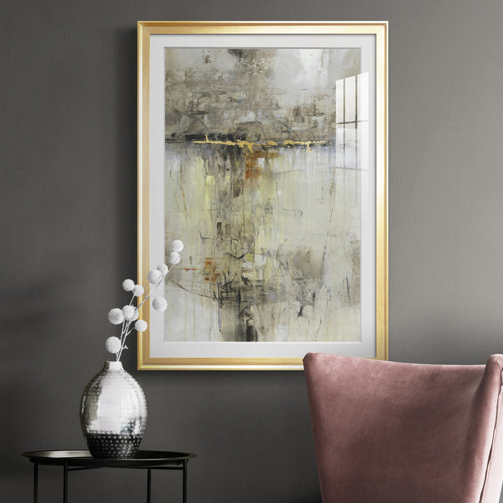 Cross Over II Premium Framed Print - Ready To Hang Lark Manor™ Size: 24.5" H x 18.5" W x 1" D Format: Gold Framed