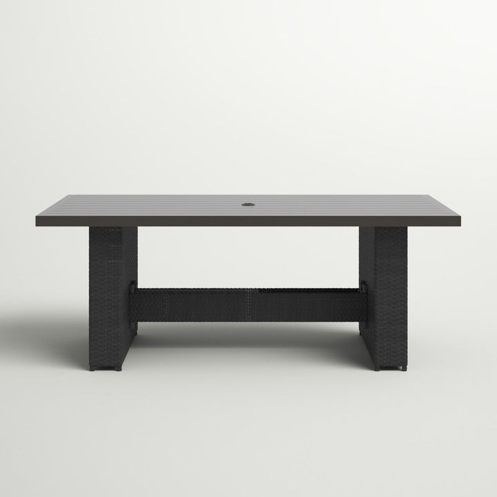 Larrissa Wicker Dining Table Latitude Run®